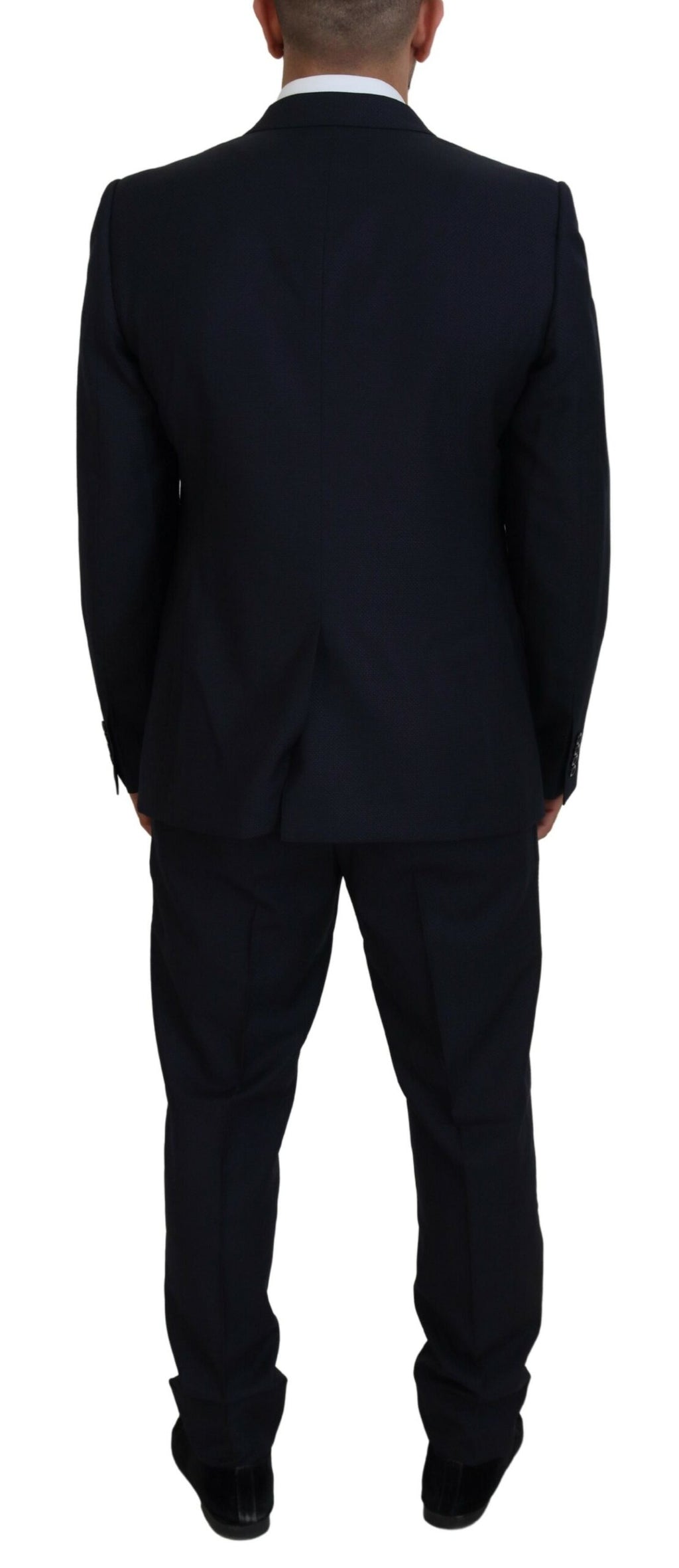 Costume Dolce & Gabbana bleu deux pièces MARTINI coupe droite