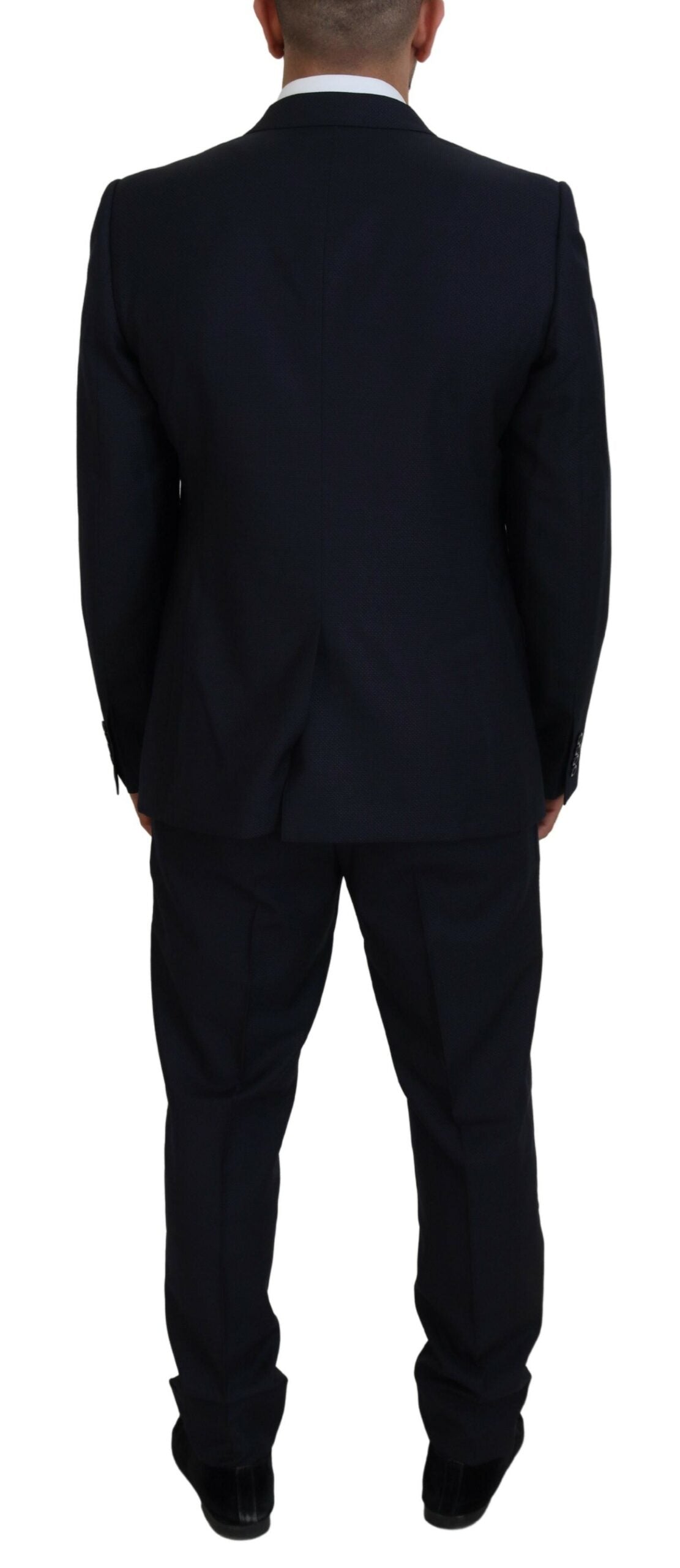 Costume Dolce & Gabbana bleu deux pièces MARTINI coupe droite