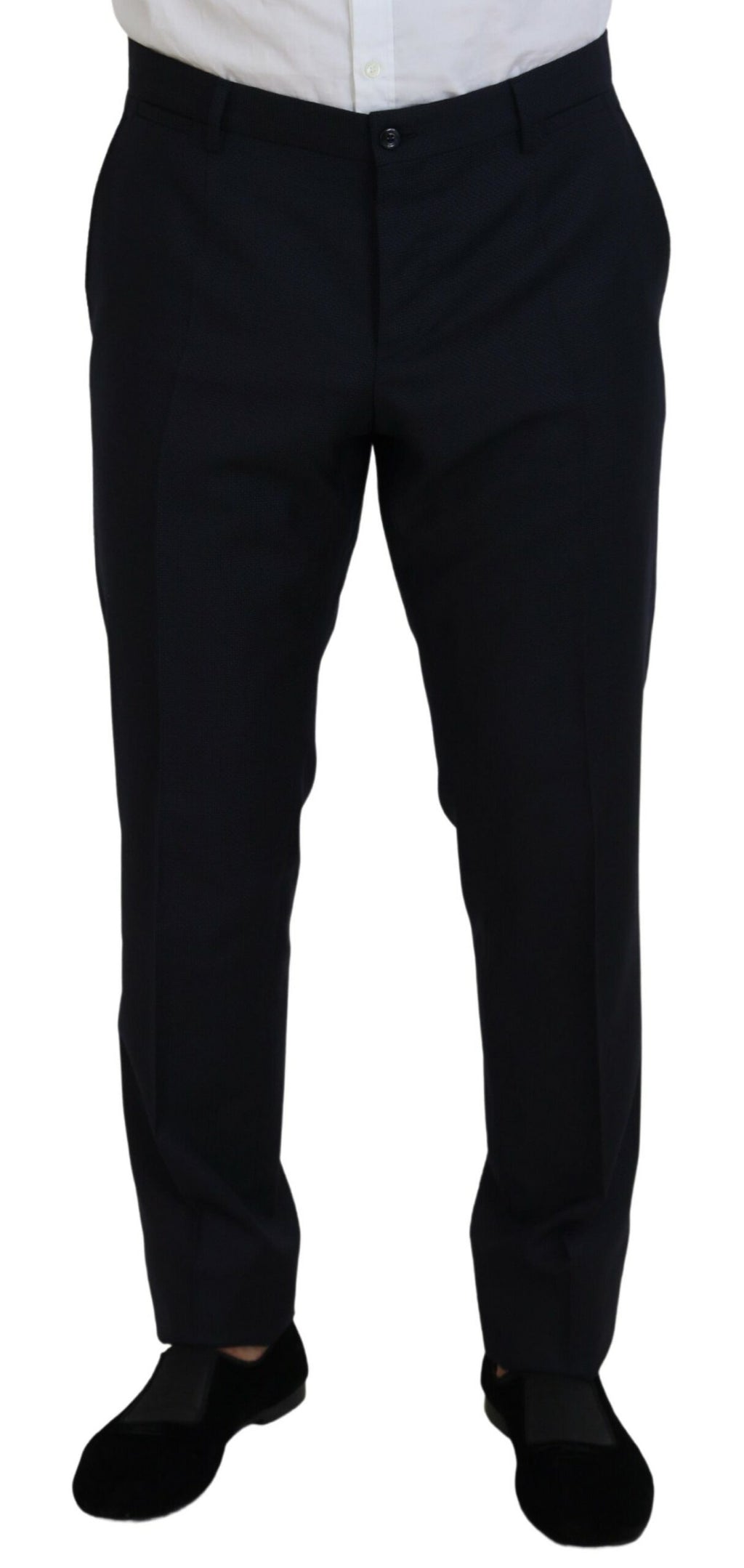 Costume Dolce & Gabbana bleu deux pièces MARTINI coupe droite