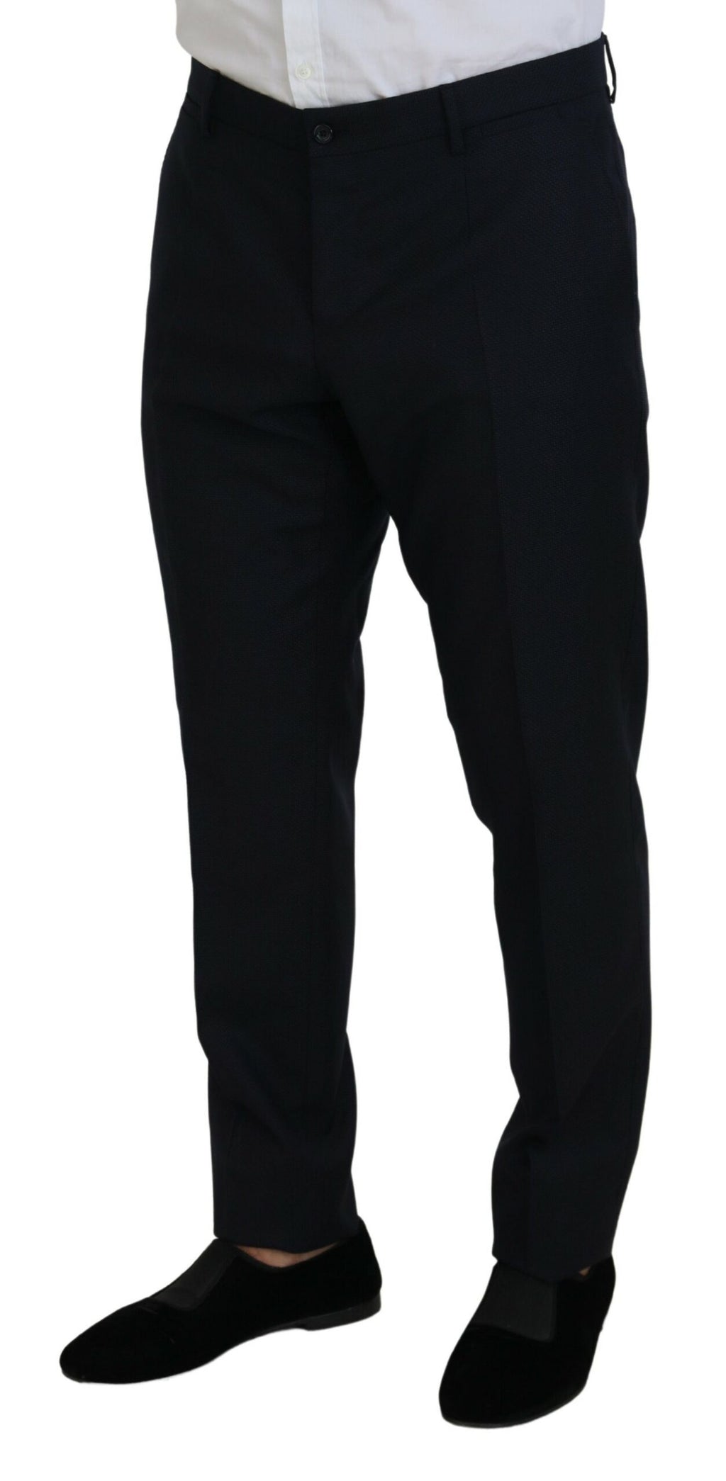 Costume Dolce & Gabbana bleu deux pièces MARTINI coupe droite