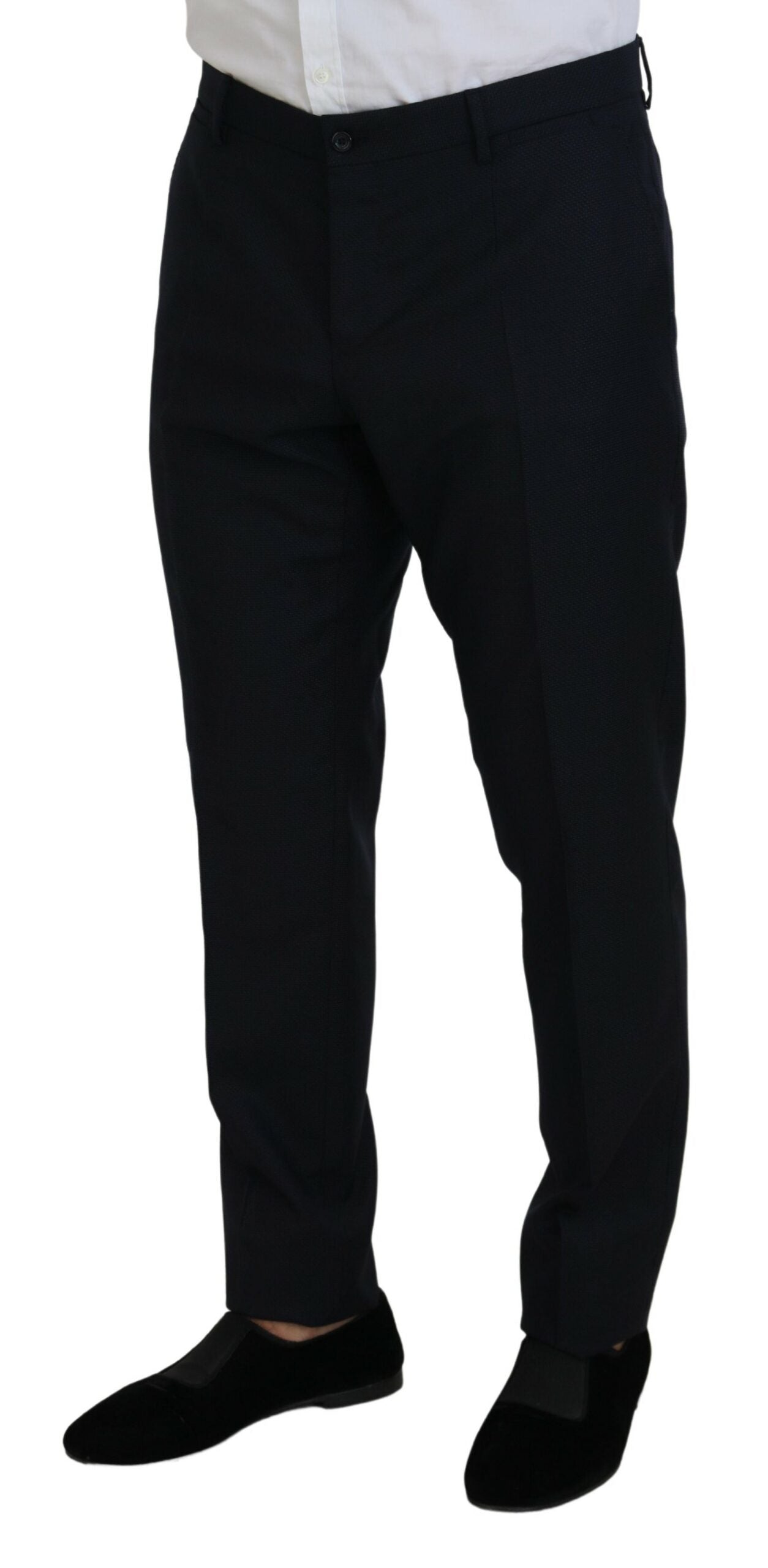 Costume Dolce & Gabbana bleu deux pièces MARTINI coupe droite