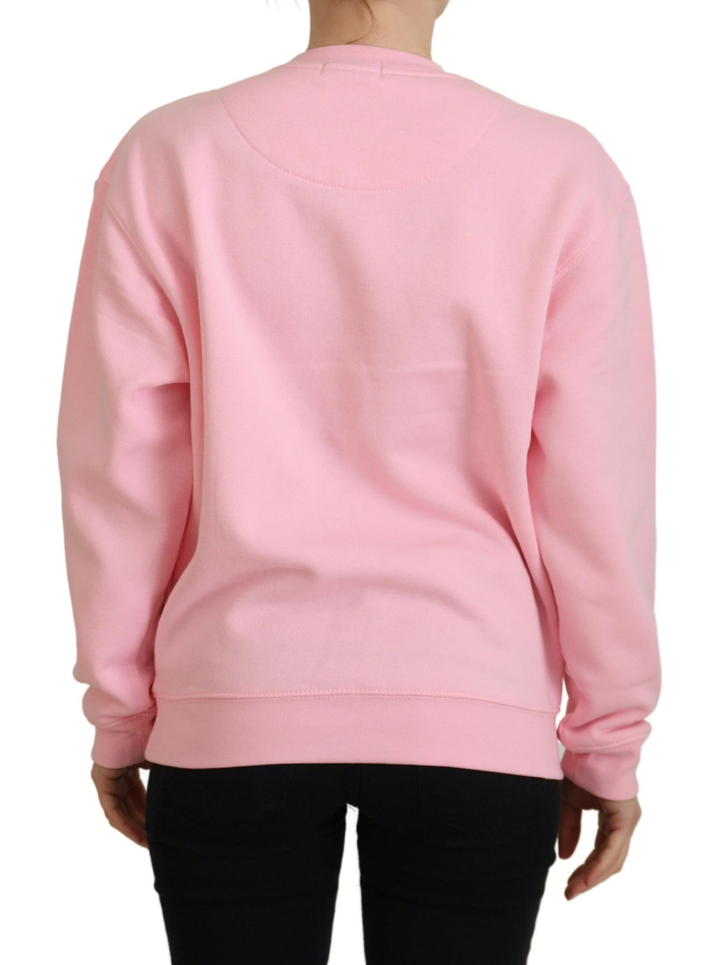Pull Philippe Model rose imprimé à manches longues