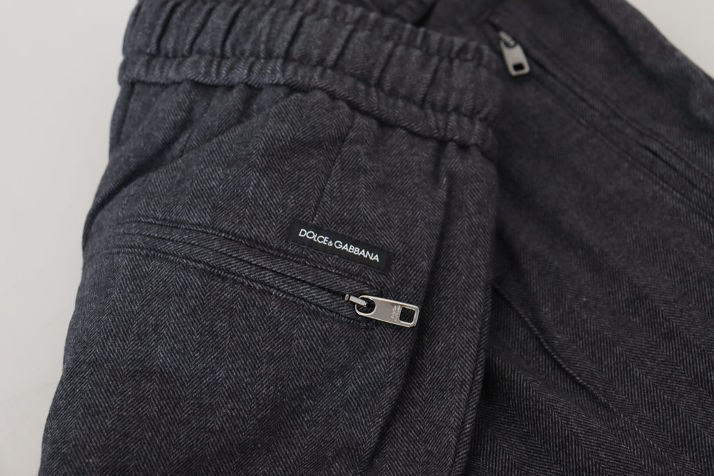 Pantalon de jogging homme Dolce & Gabbana en coton gris