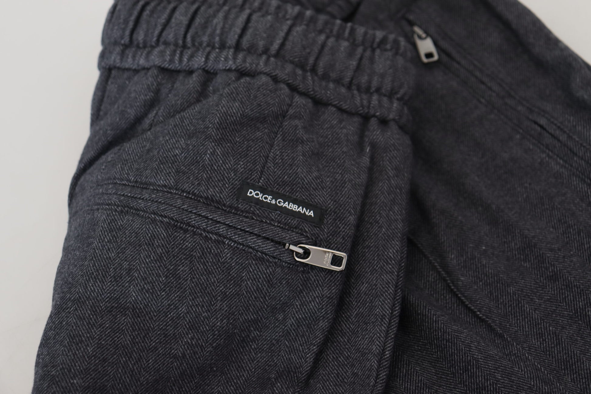 Pantalon de jogging homme Dolce & Gabbana en coton gris