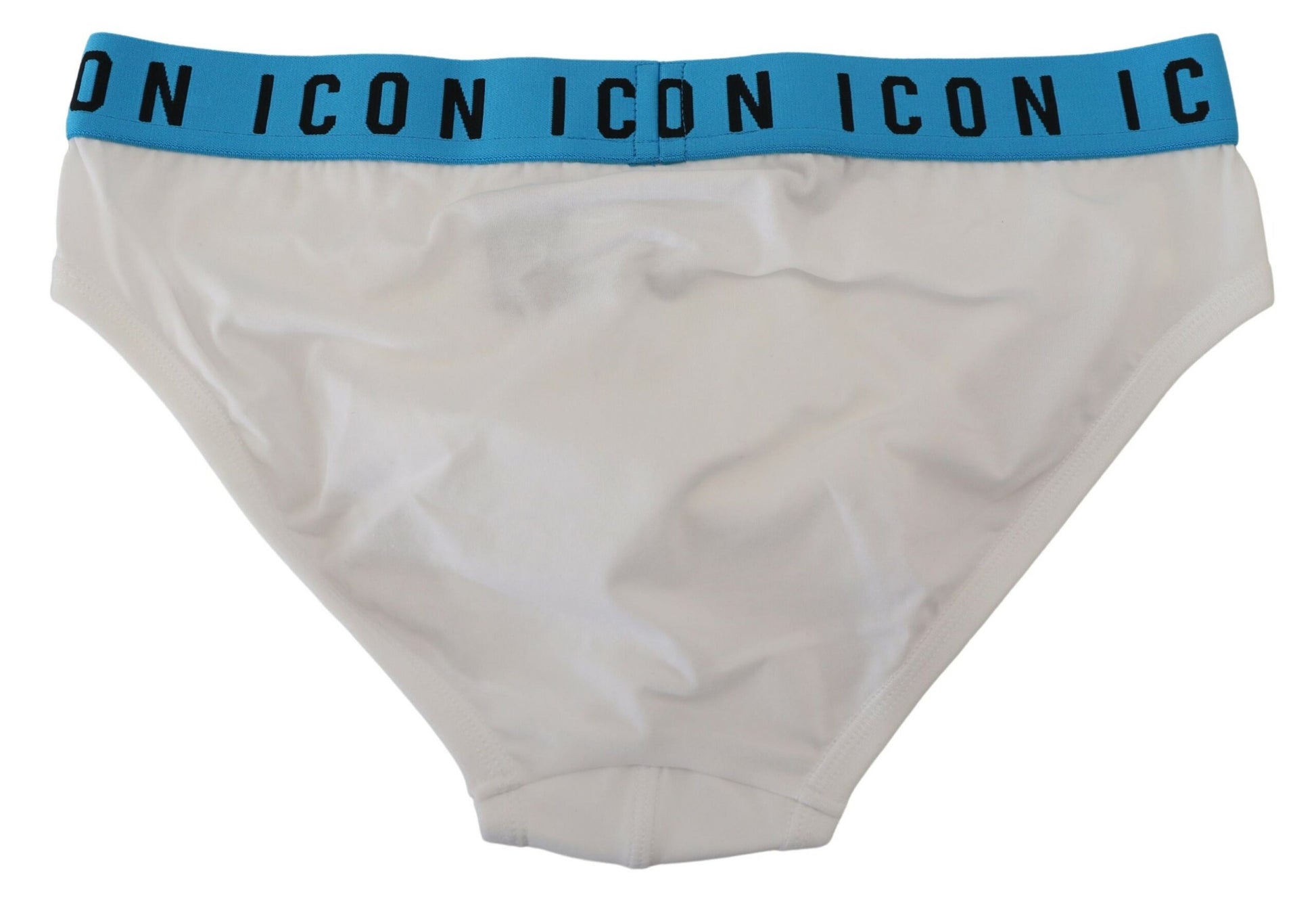 Dsquared² Caleçon Homme Blanc Extensible en Coton avec Logo Icon