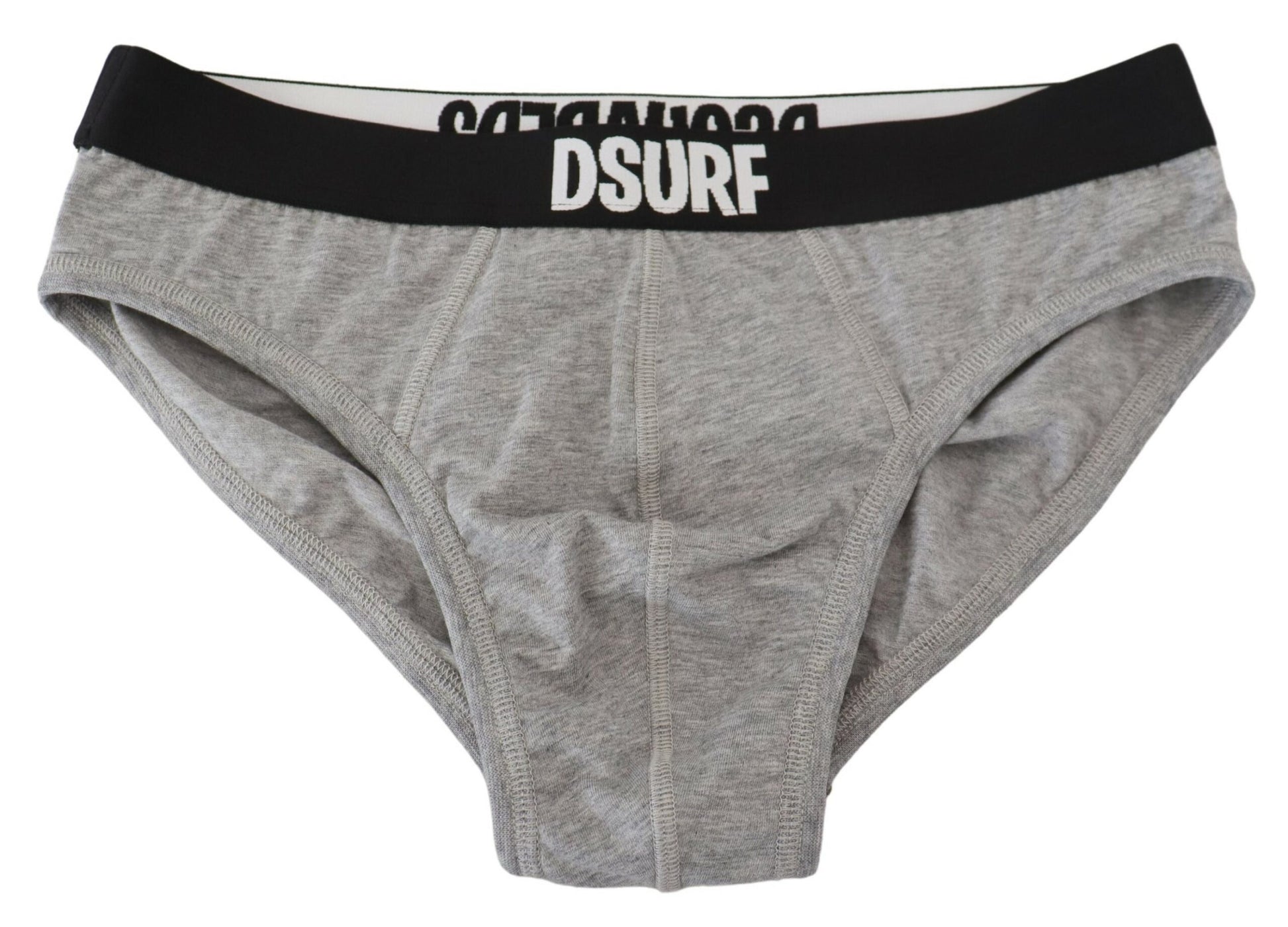 Caleçon Dsquared² DSURF gris en coton stretch pour homme