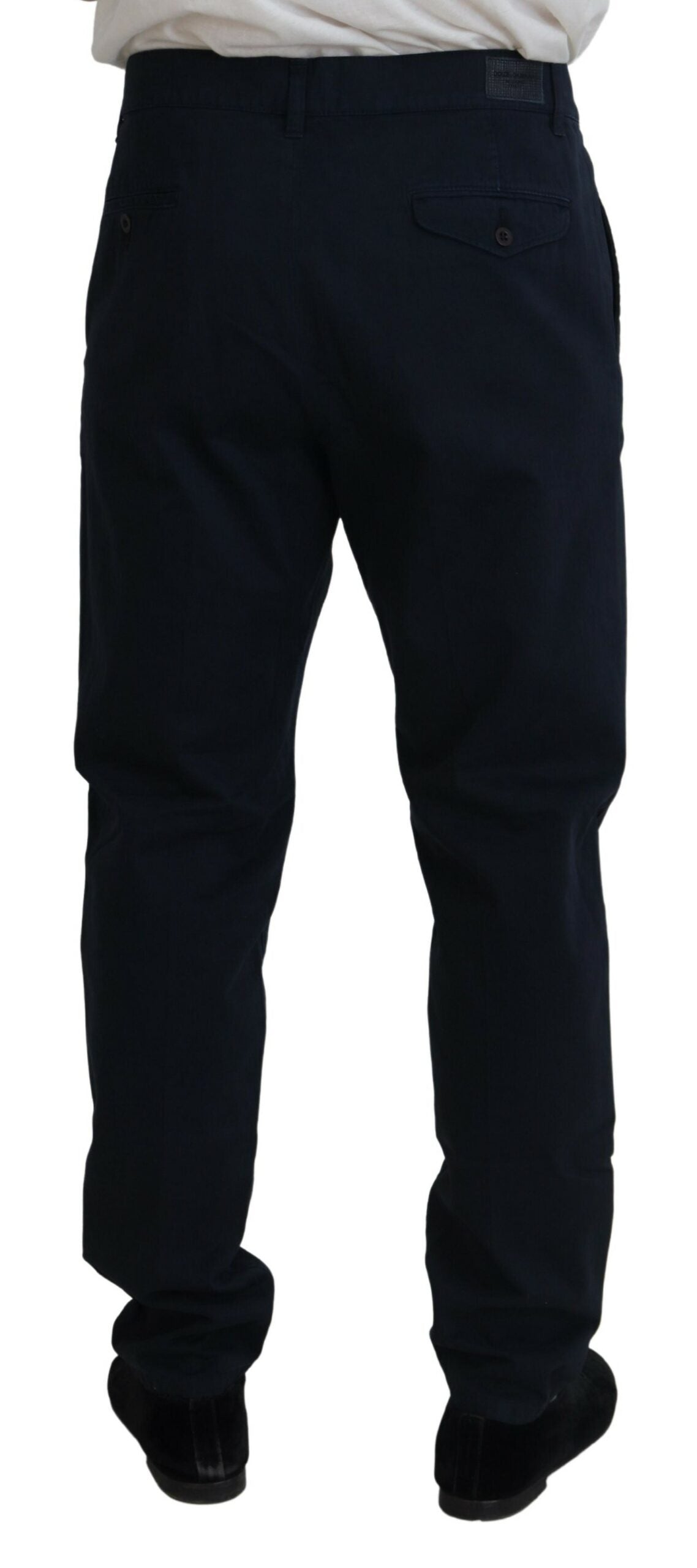 Robe Dolce & Gabbana en coton bleu, pantalon de costume pour homme