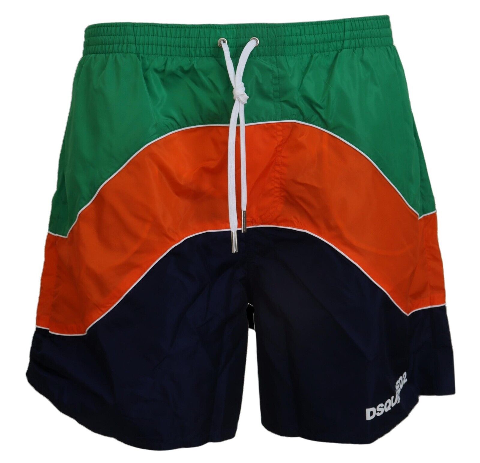 Short de bain Dsquared² multicolore imprimé logo pour homme