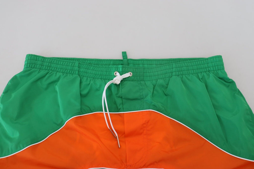 Short de bain Dsquared² multicolore imprimé logo pour homme