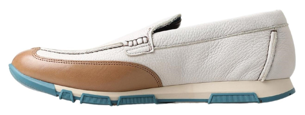 Chaussures mocassins Dolce & Gabbana en cuir blanc