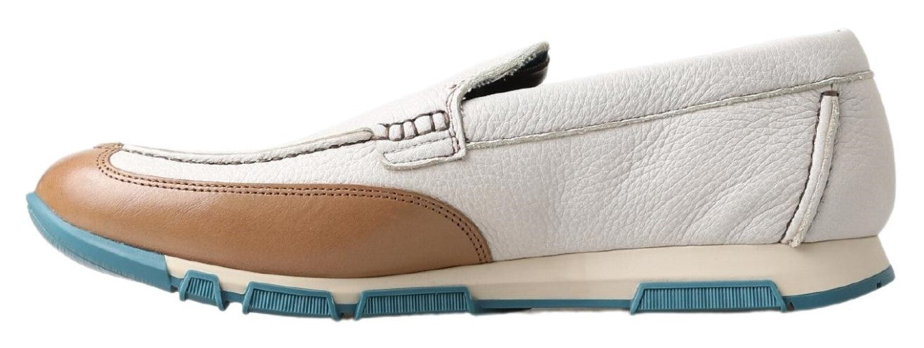 Chaussures mocassins Dolce & Gabbana en cuir blanc