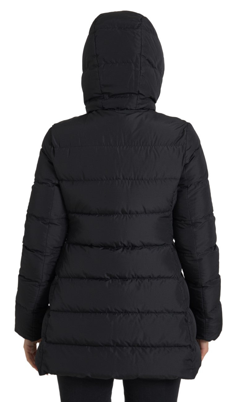 Veste réversible à capuche Dolce & Gabbana en polyester noir
