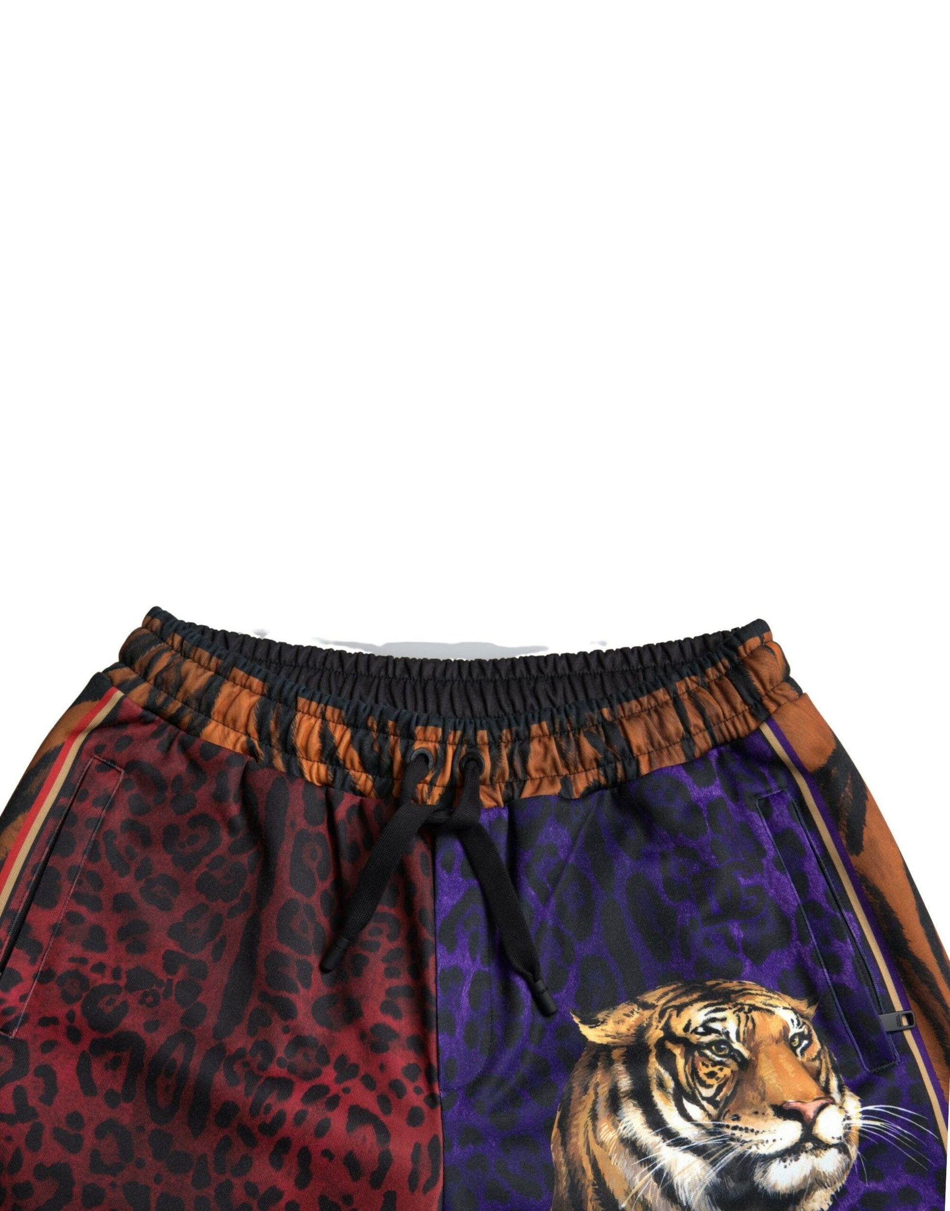 Short Bermudas Homme Dolce & Gabbana Imprimé Tigre Multicolore