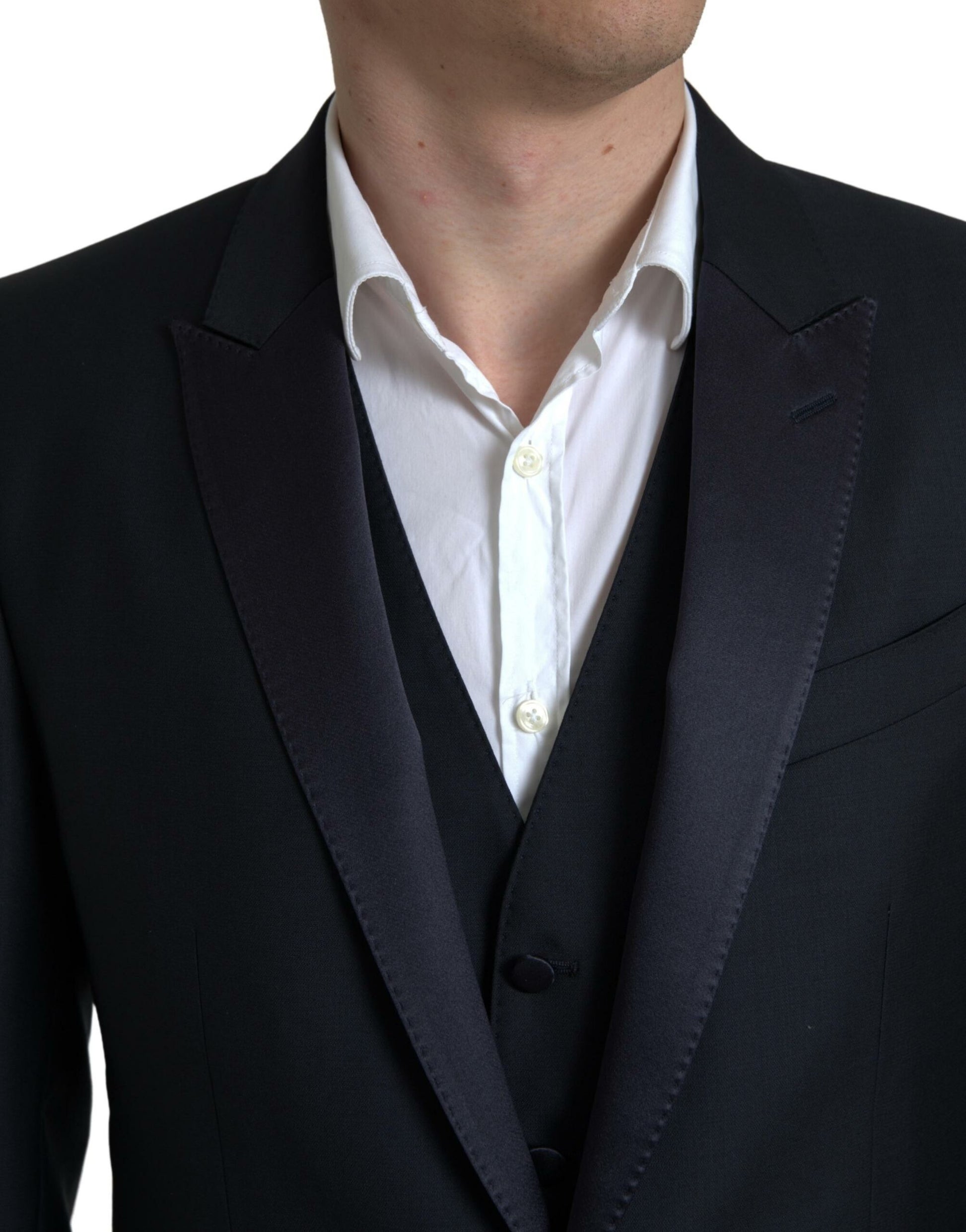 Costume MARTINI Dolce & Gabbana bleu deux pièces à simple boutonnage