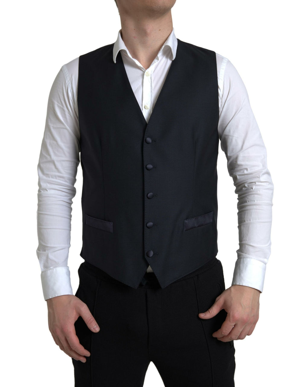 Costume MARTINI Dolce & Gabbana bleu deux pièces à simple boutonnage
