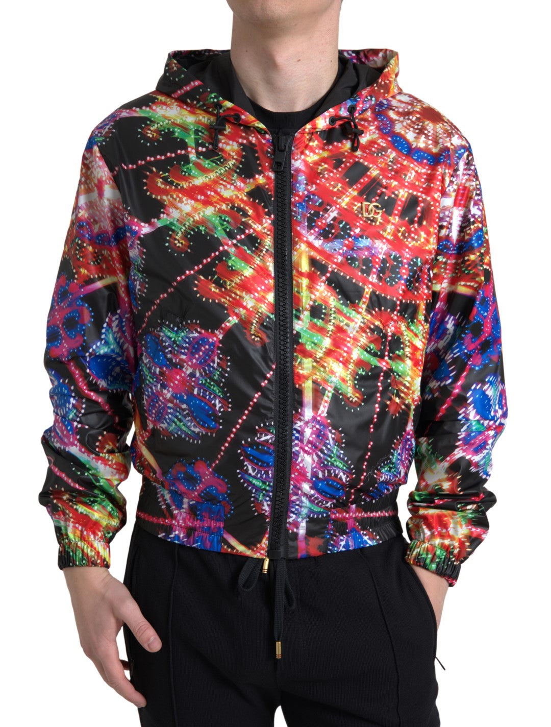 Dolce & Gabbana Sweat-shirt à capuche multicolore