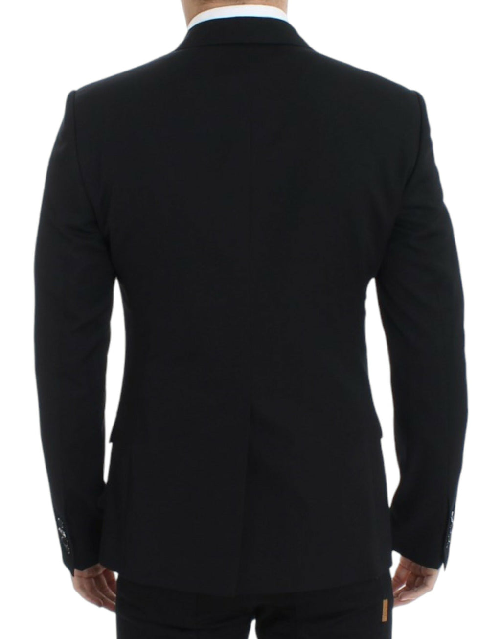 Blazer Dolce & Gabbana noir en laine coupe slim