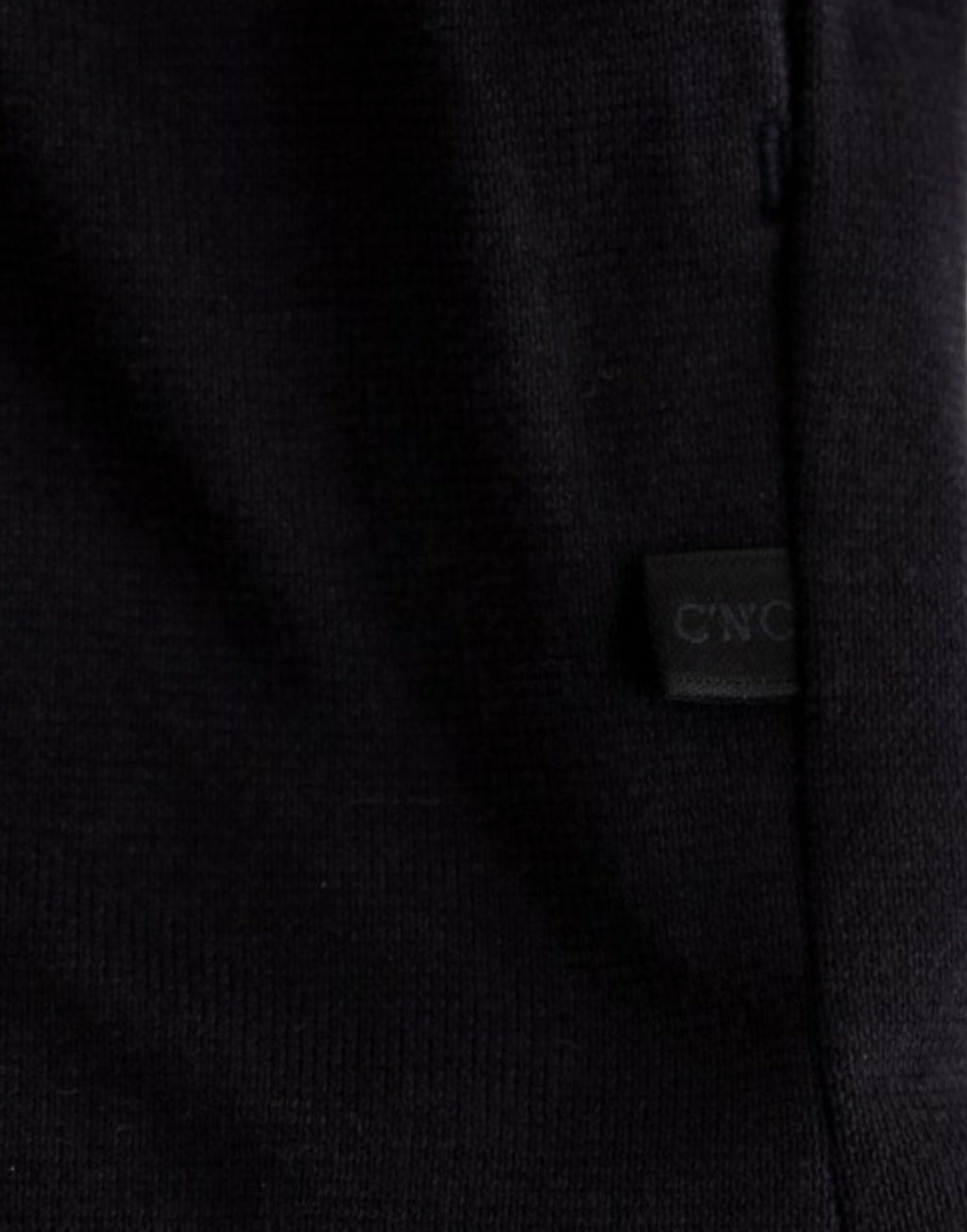 Costume National Pull à capuche bleu en coton