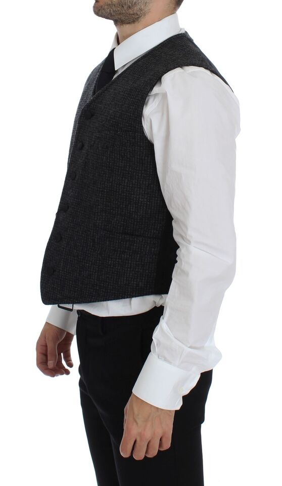 Dolce & Gabbana Gilet en Laine Grise