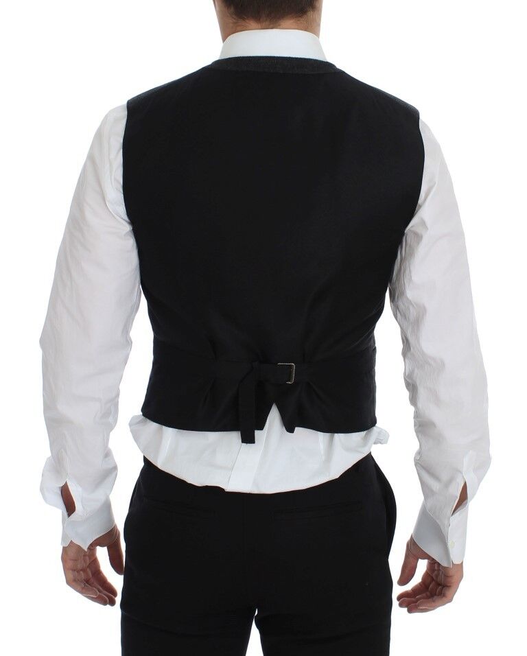 Dolce & Gabbana Gilet en Laine Grise