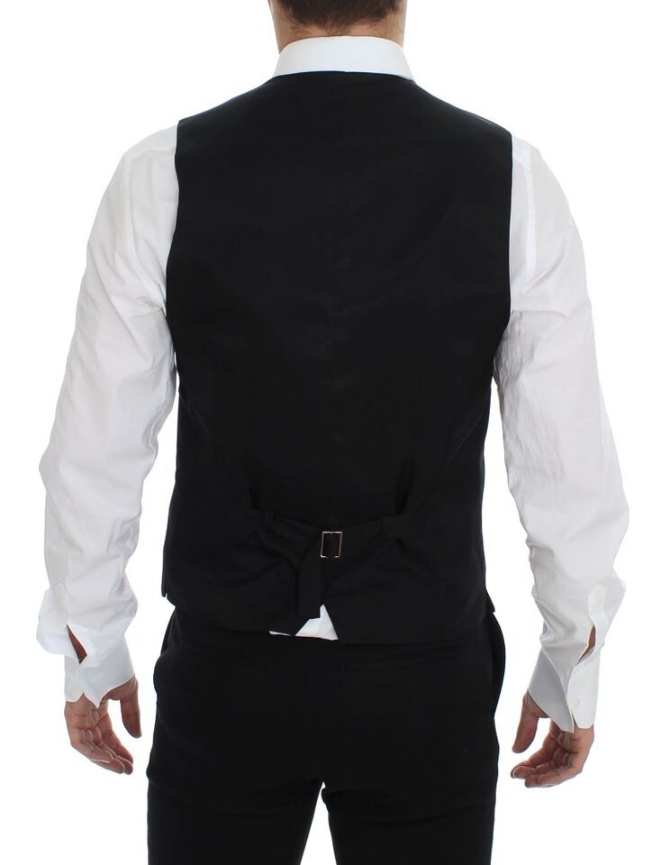 Gilet de Costume Dolce & Gabbana en Laine Grise
