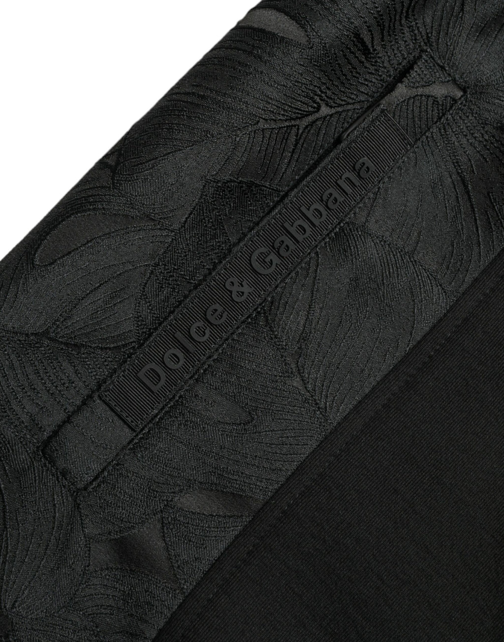 Pantalon de jogging slim Dolce & Gabbana en coton stretch noir