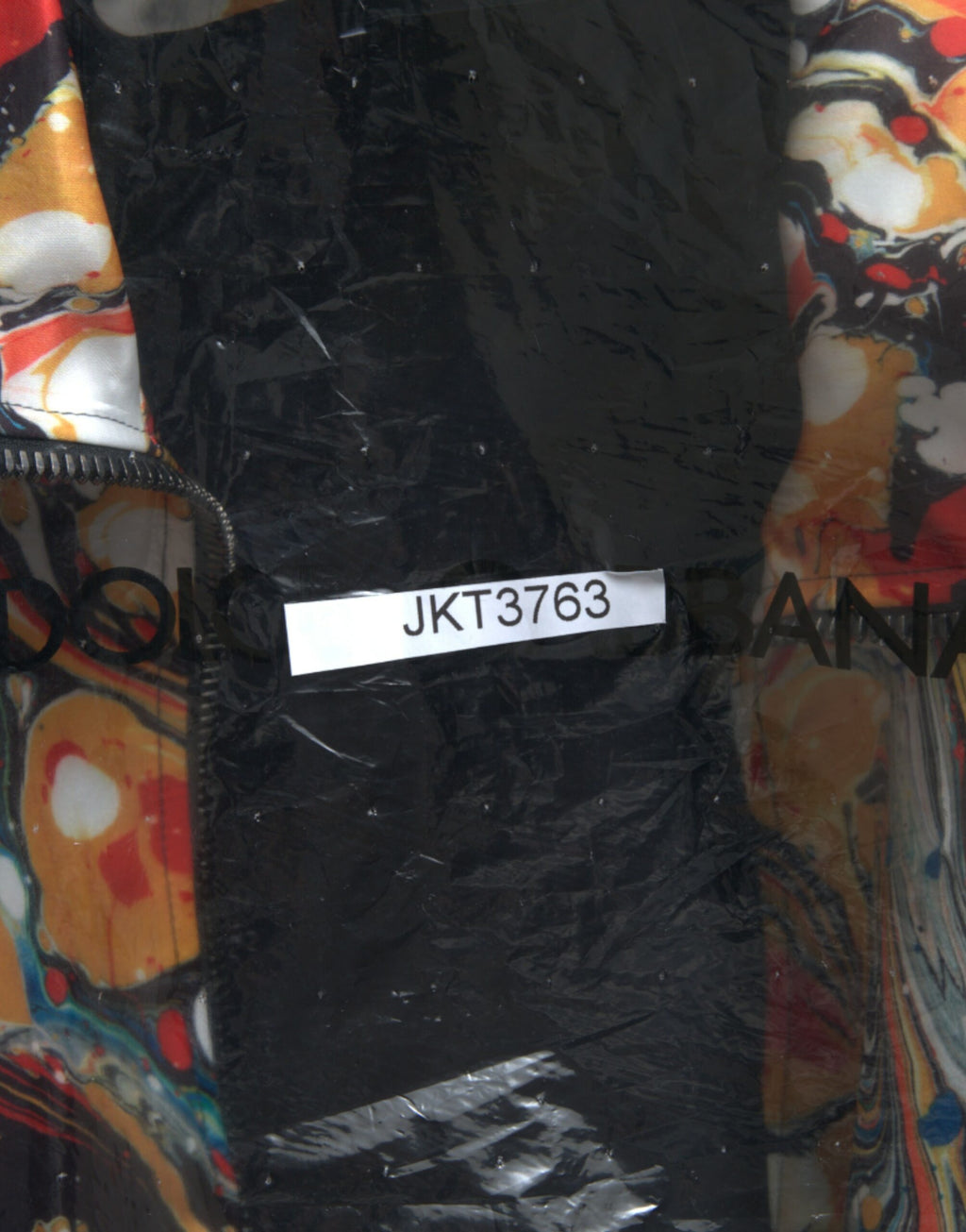 Blouson bombardier Dolce & Gabbana en polyester abstrait multicolore