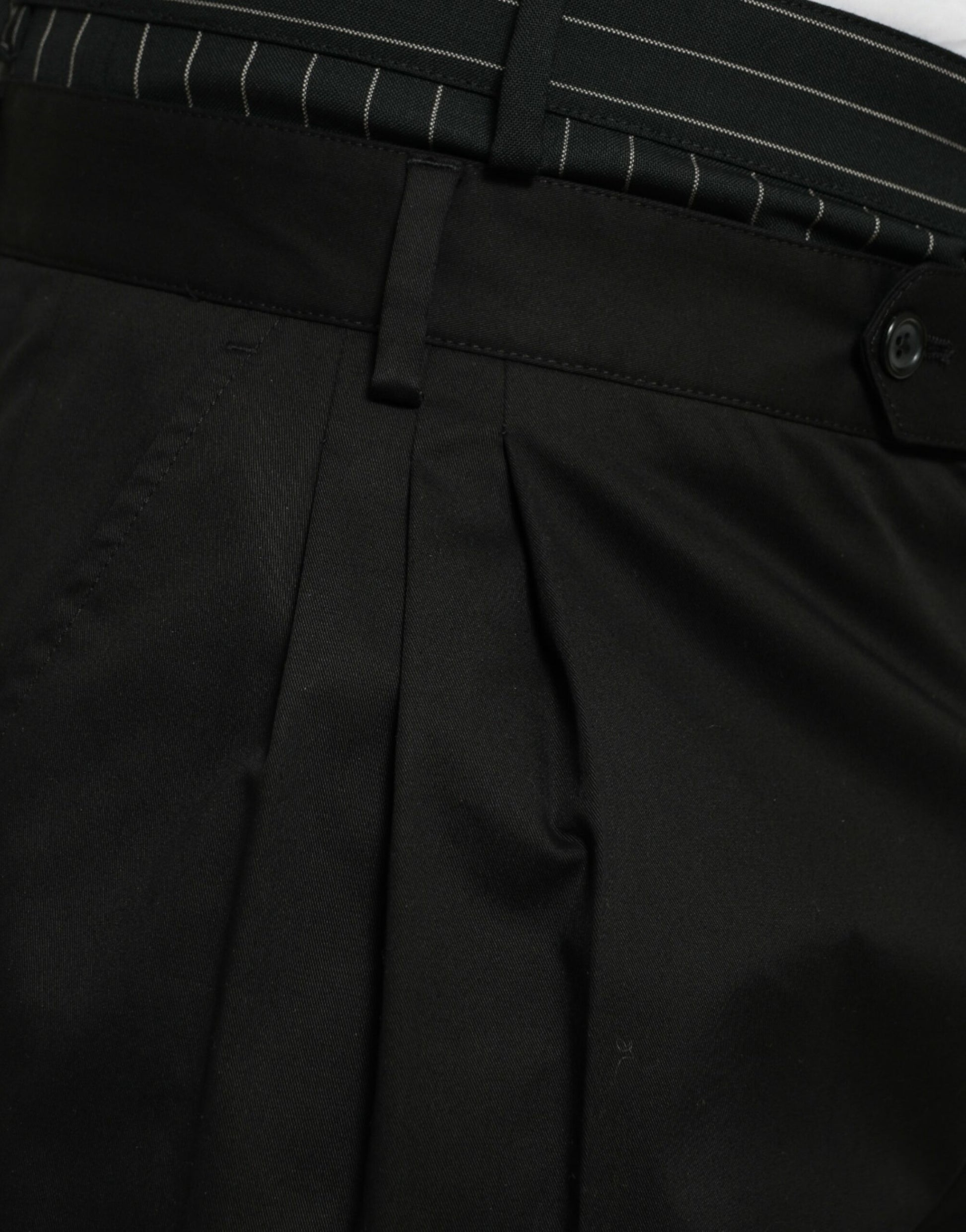 Shorts bermudas cargo Dolce & Gabbana en coton stretch noir