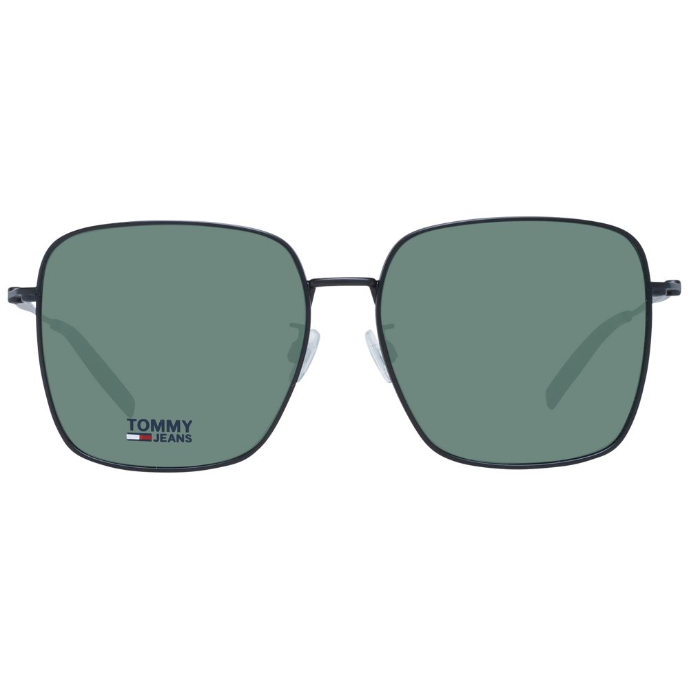 Lunettes de soleil en métal noir Tommy Hilfiger
