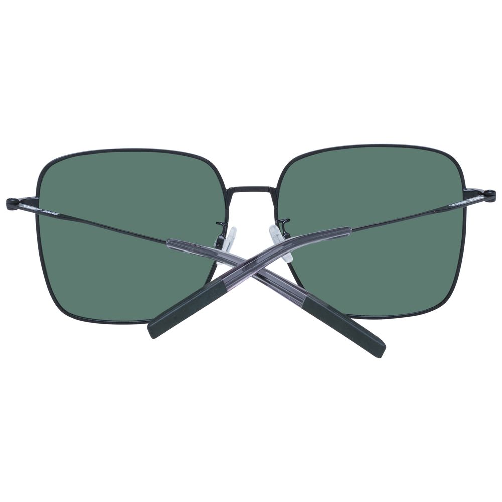Lunettes de soleil en métal noir Tommy Hilfiger
