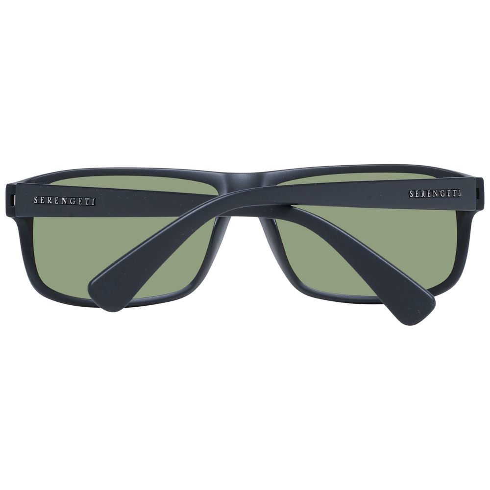 Schwarze Unisex-Sonnenbrille Serengeti