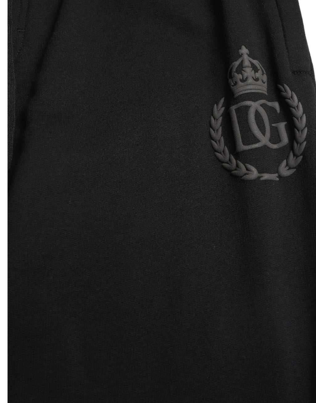 Pantalon de jogging ajusté noir Dolce & Gabbana avec logo DG