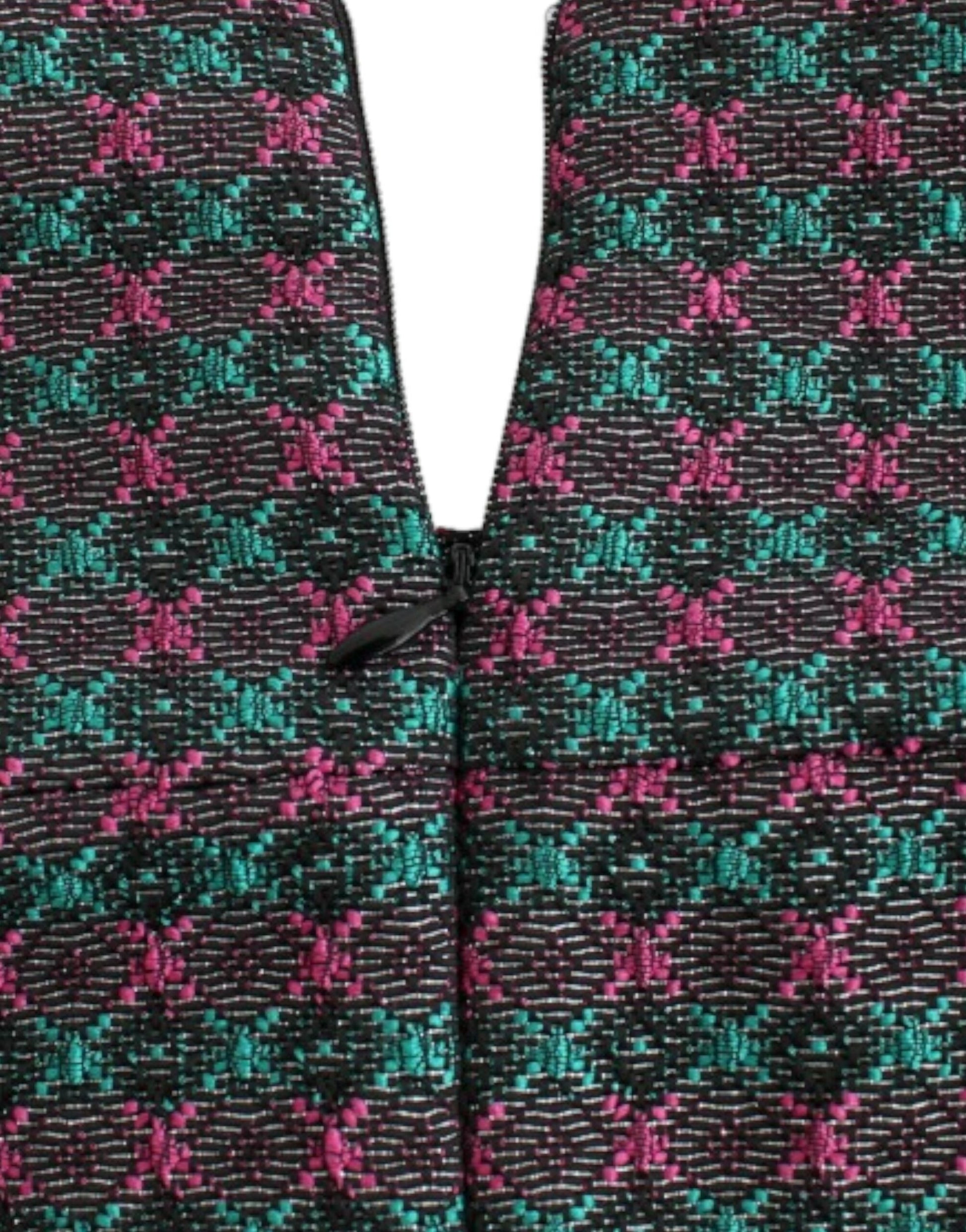 CO|TE Mehrfarbiges Doris Kurzarmkleid