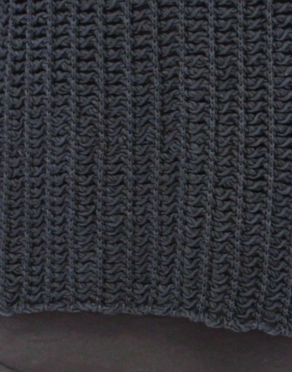 Pull en maille résille bleu Dolce & Gabbana