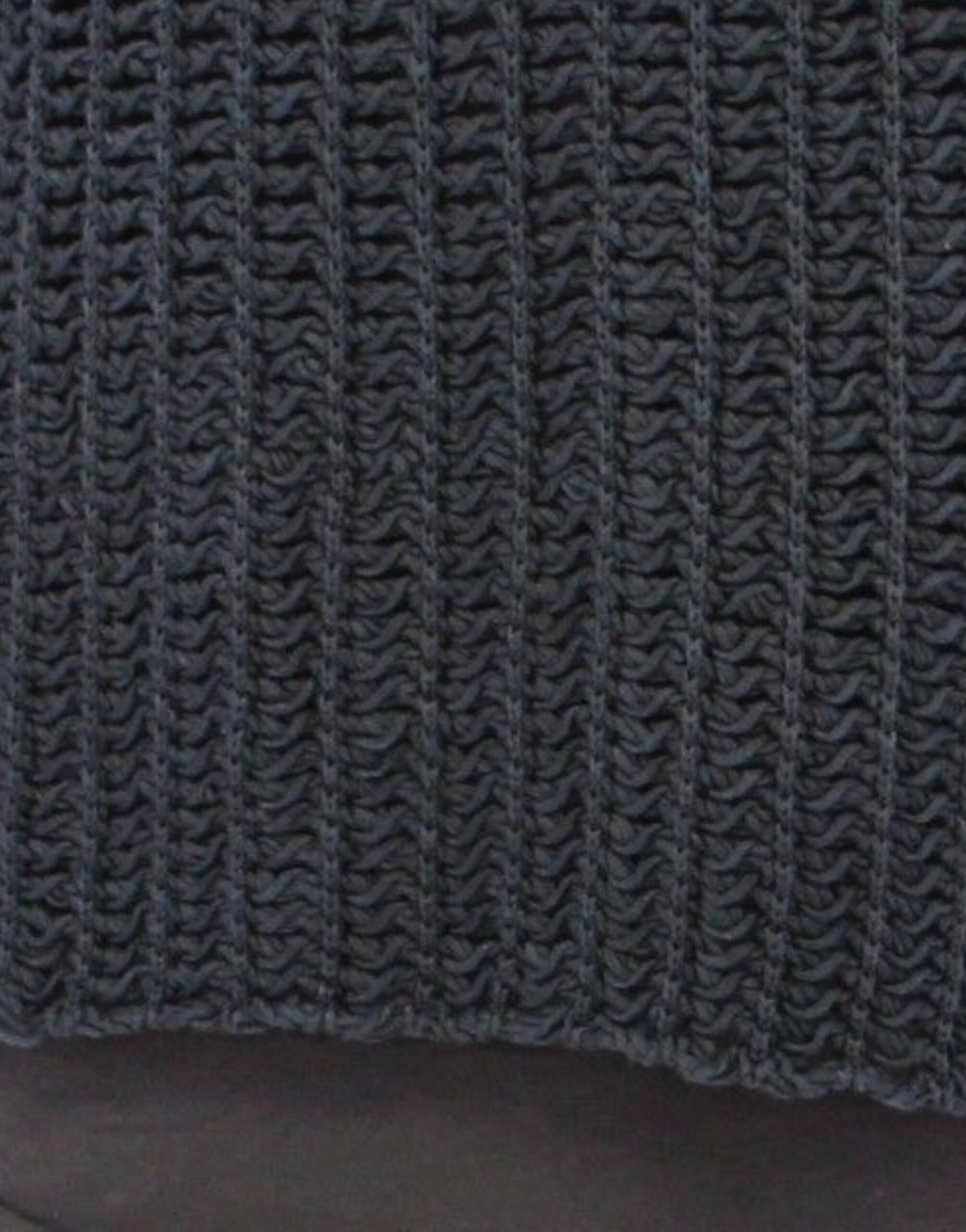 Pull en maille résille bleu Dolce & Gabbana