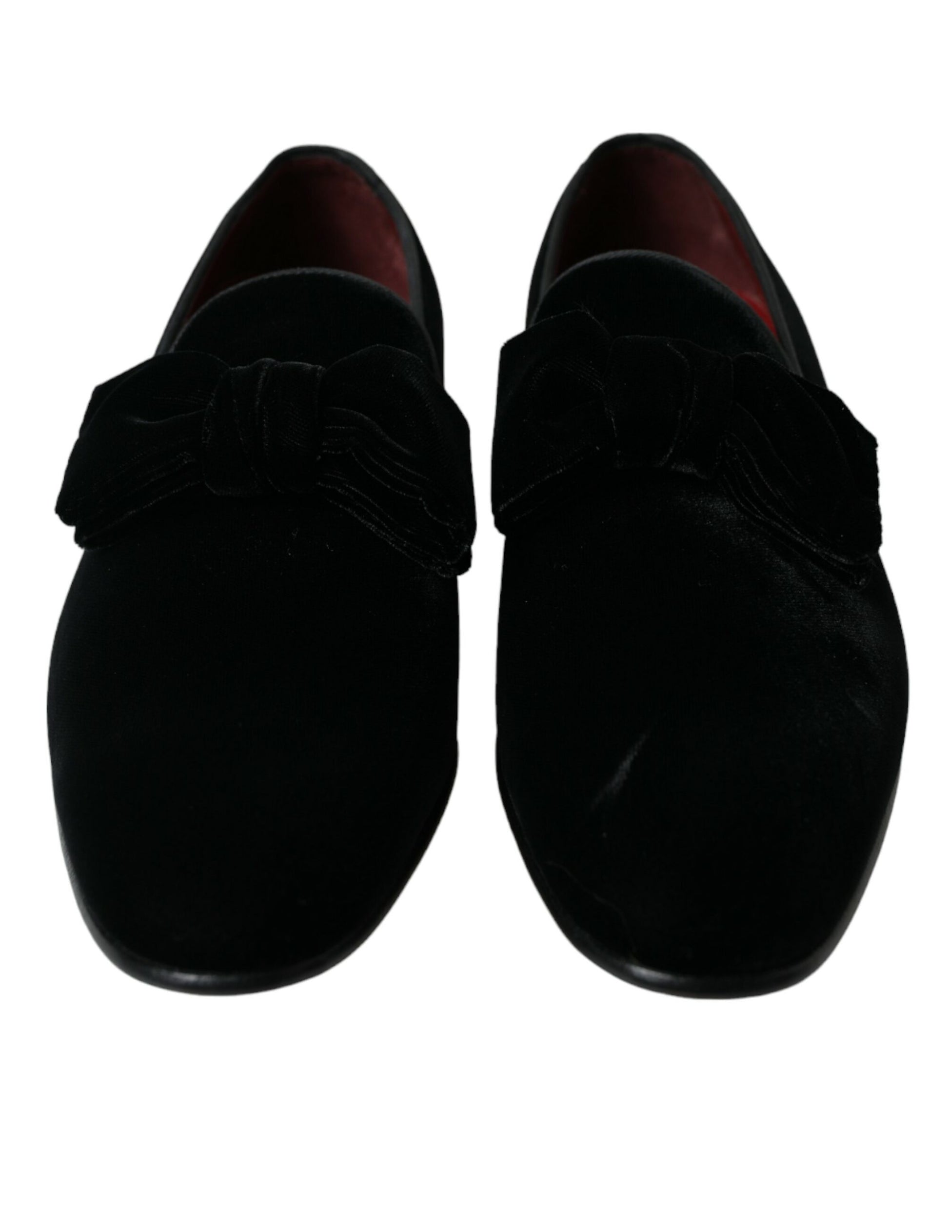 Mocassins en velours noir Dolce & Gabbana Chaussures habillées