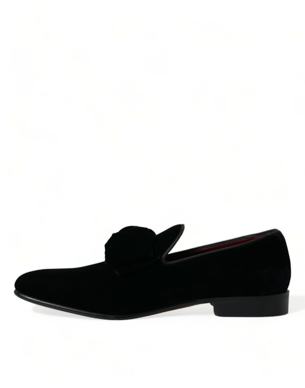 Mocassins en velours noir Dolce & Gabbana Chaussures habillées