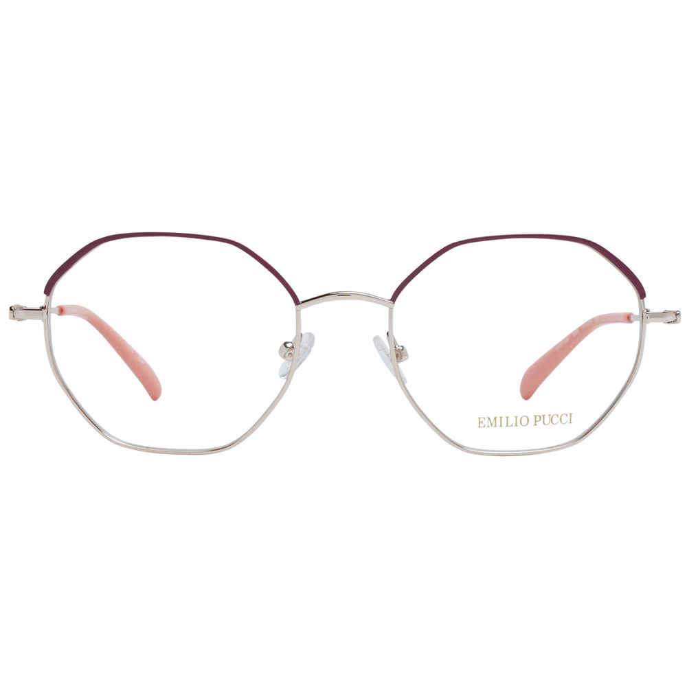 Lunettes (monture) en métal multicolore Emilio Pucci