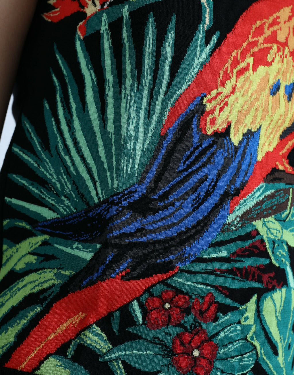Débardeur sans manches à col rond Dolce & Gabbana Black Jungle