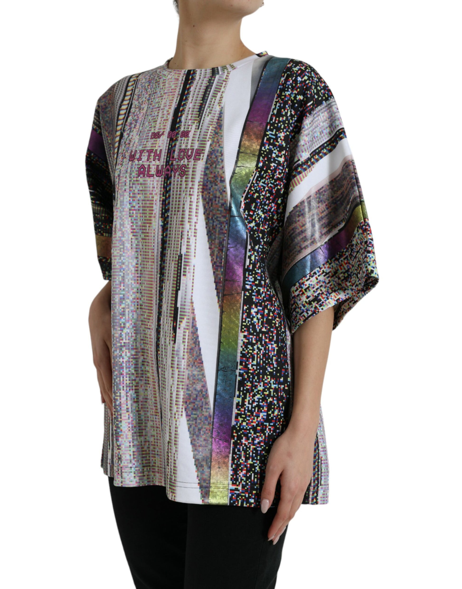 T-shirt Dolce & Gabbana multicolore imprimé "With Love Always"