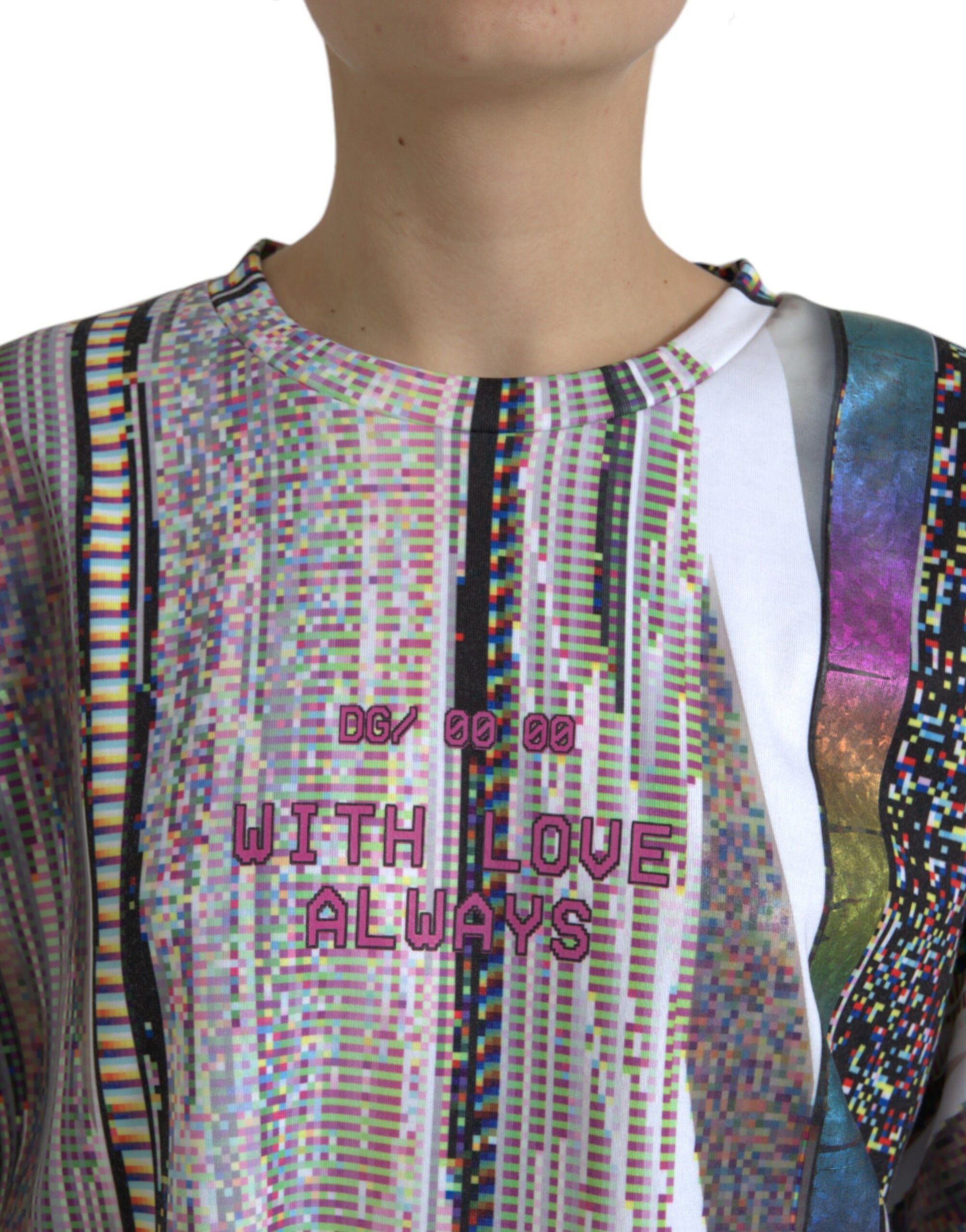 T-shirt Dolce & Gabbana multicolore imprimé "With Love Always"