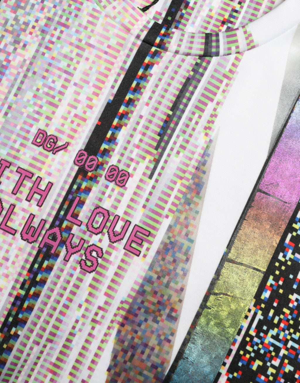 T-shirt Dolce & Gabbana multicolore imprimé "With Love Always"
