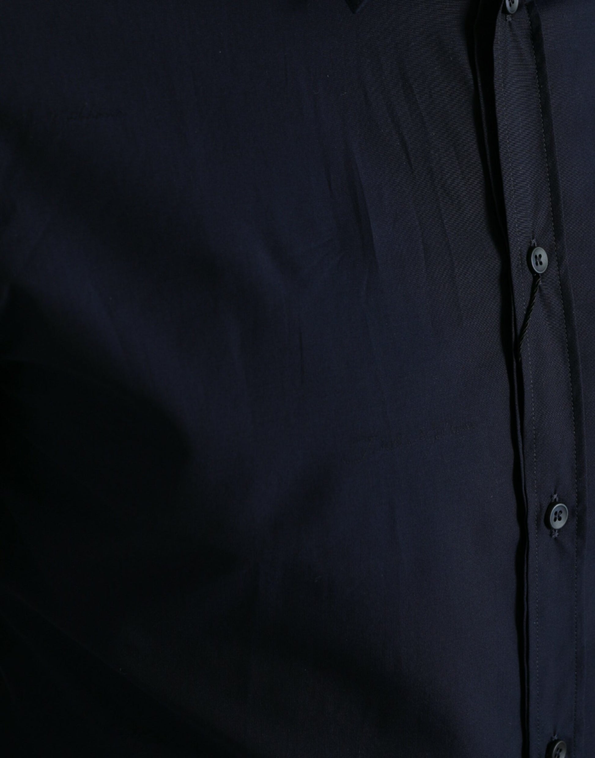 Chemise habillée Dolce & Gabbana GOLD bleu marine coupe slim