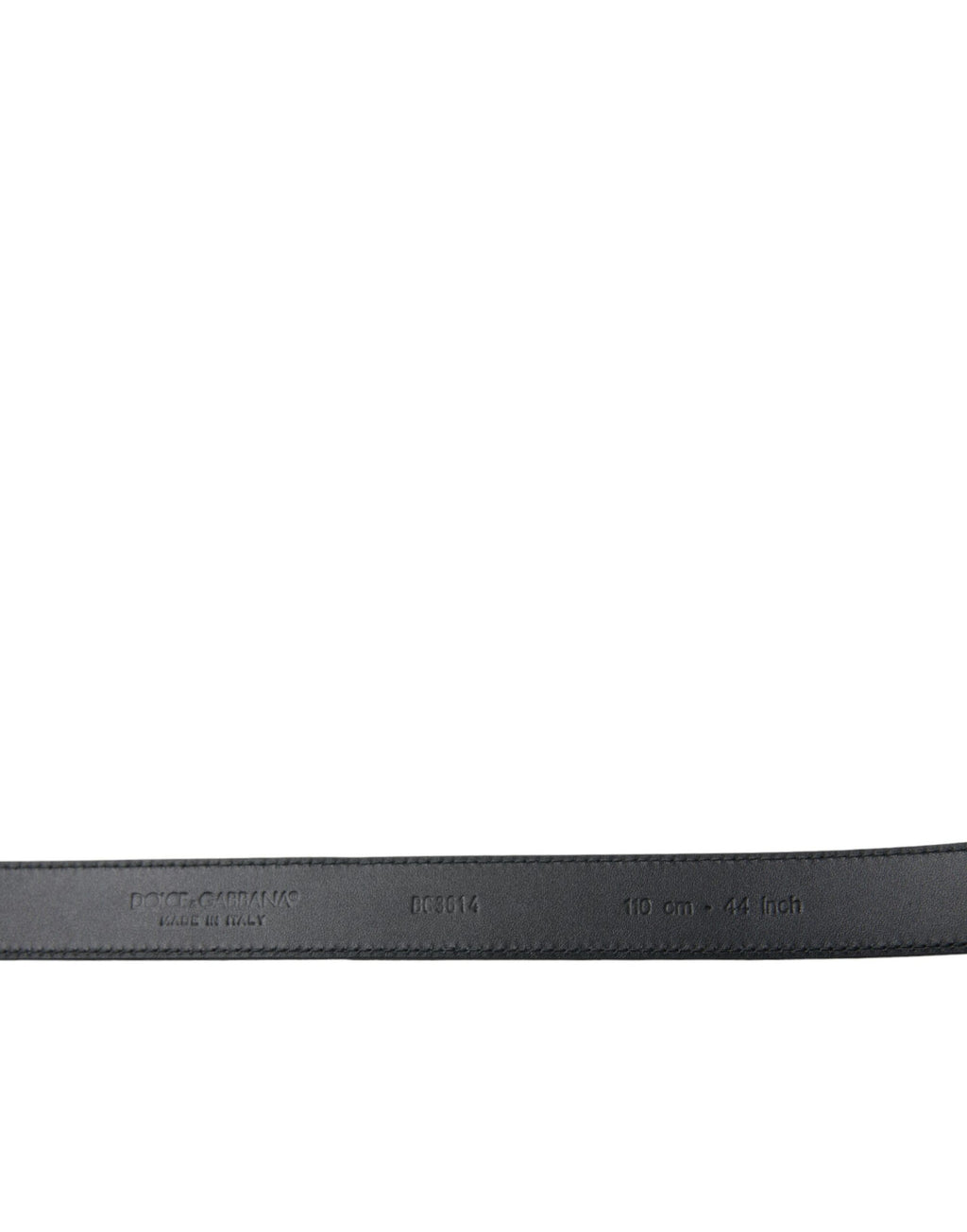 Ceinture Dolce & Gabbana en suède noir avec boucle en métal doré