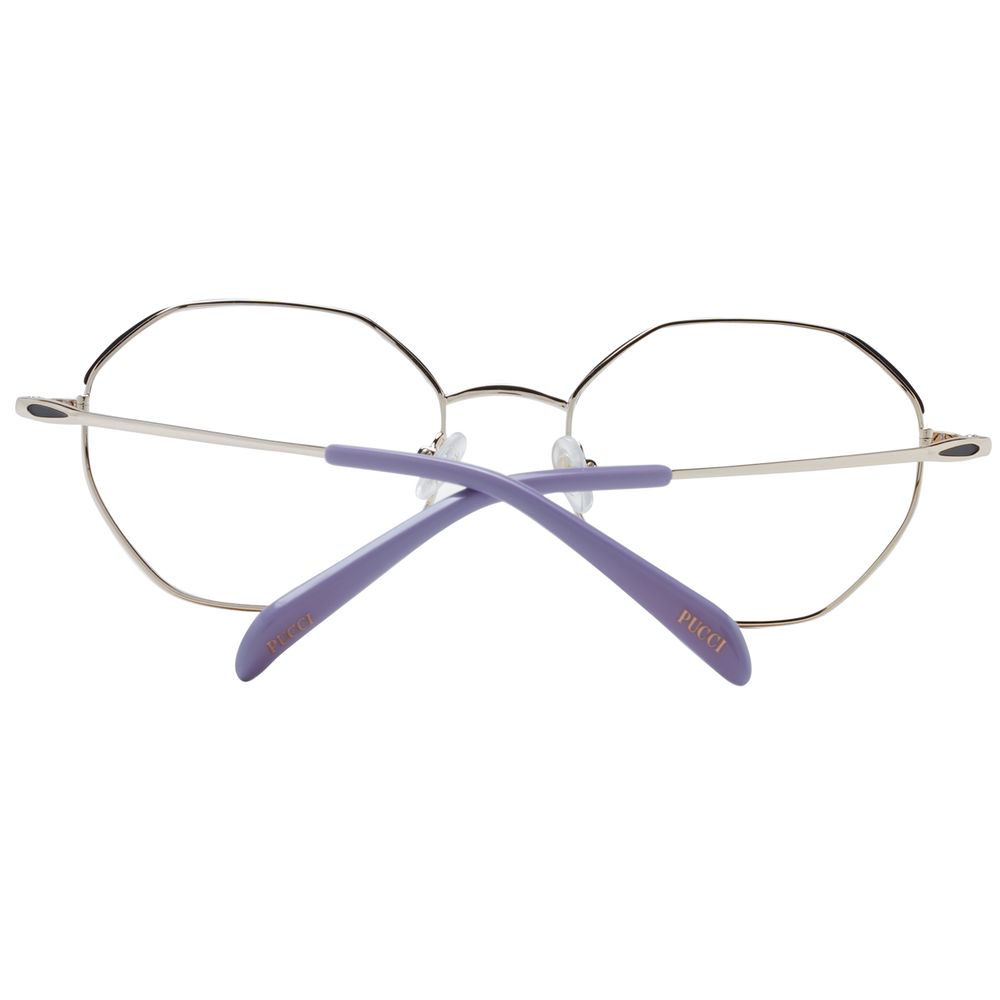 Lunettes (monture) en métal noir Emilio Pucci