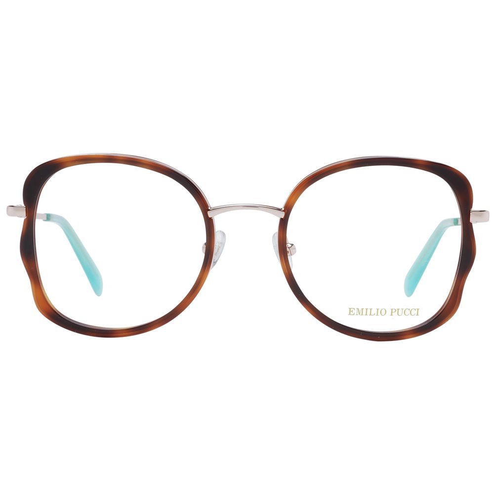 Lunettes Emilio Pucci en métal et plastique marron (montures)