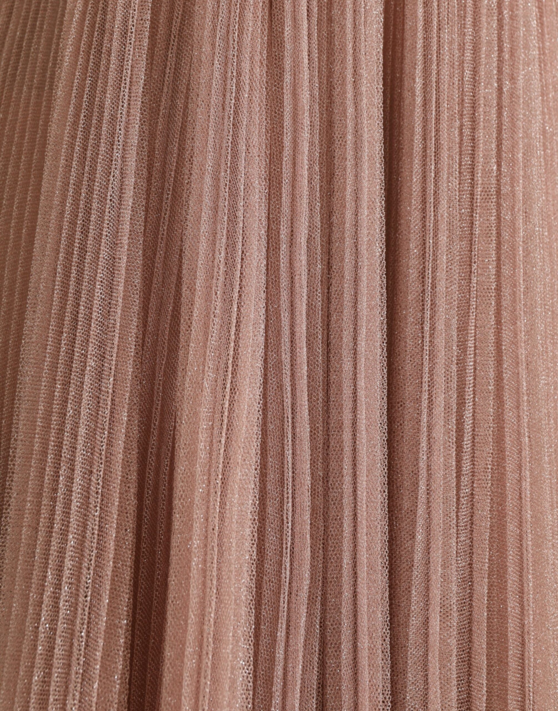 Robe Dolce & Gabbana plissée asymétrique en tulle lamé lilas clair