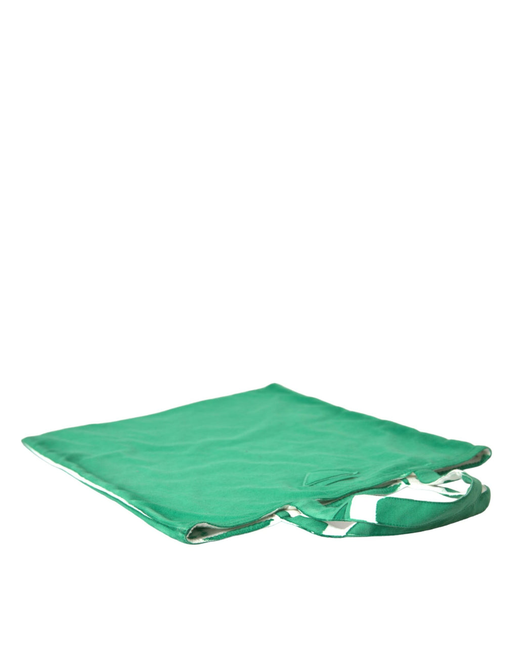 Sac cabas Prada en jersey vert avec logo