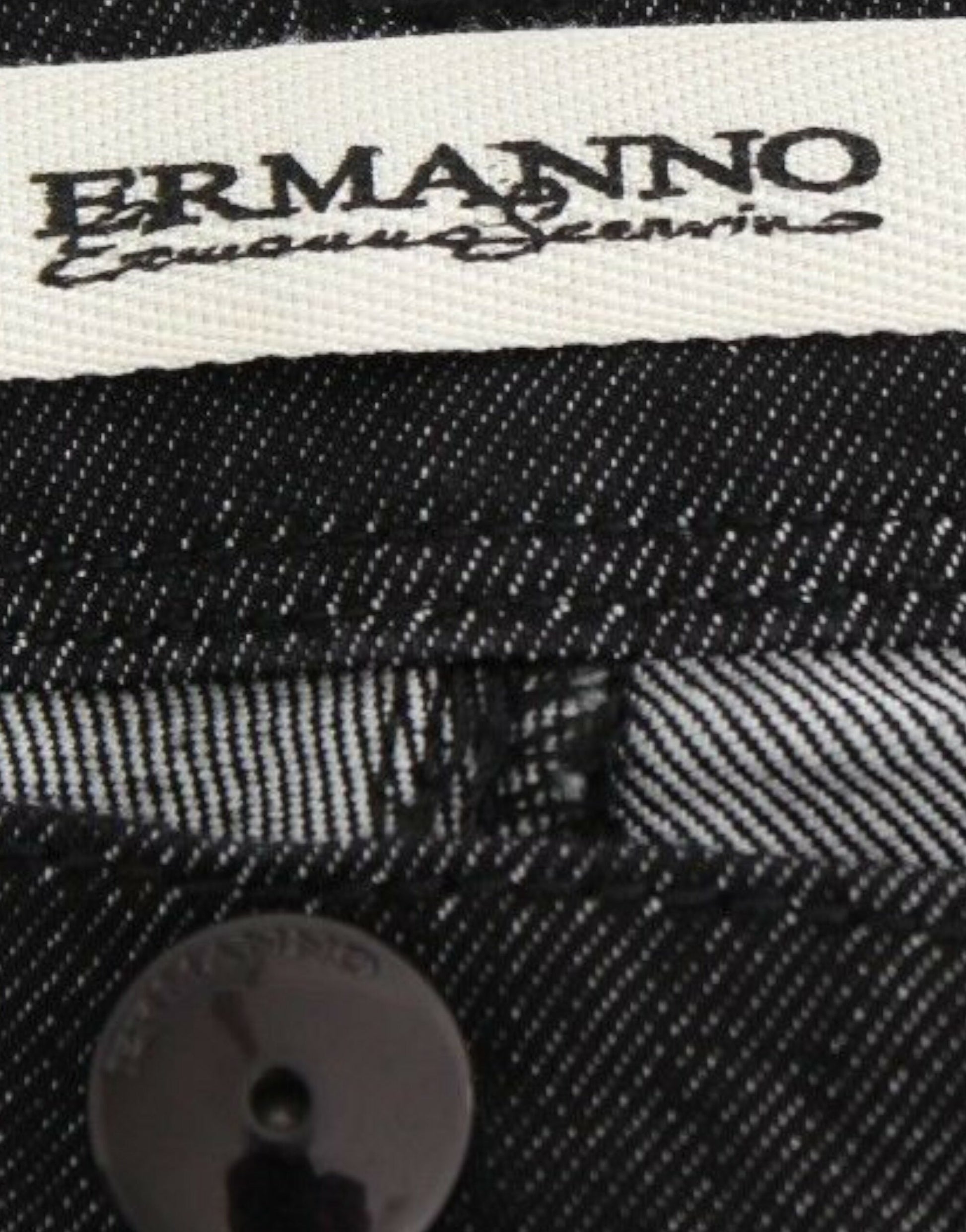 Ermanno Scervino Jean slim noir en denim extensible