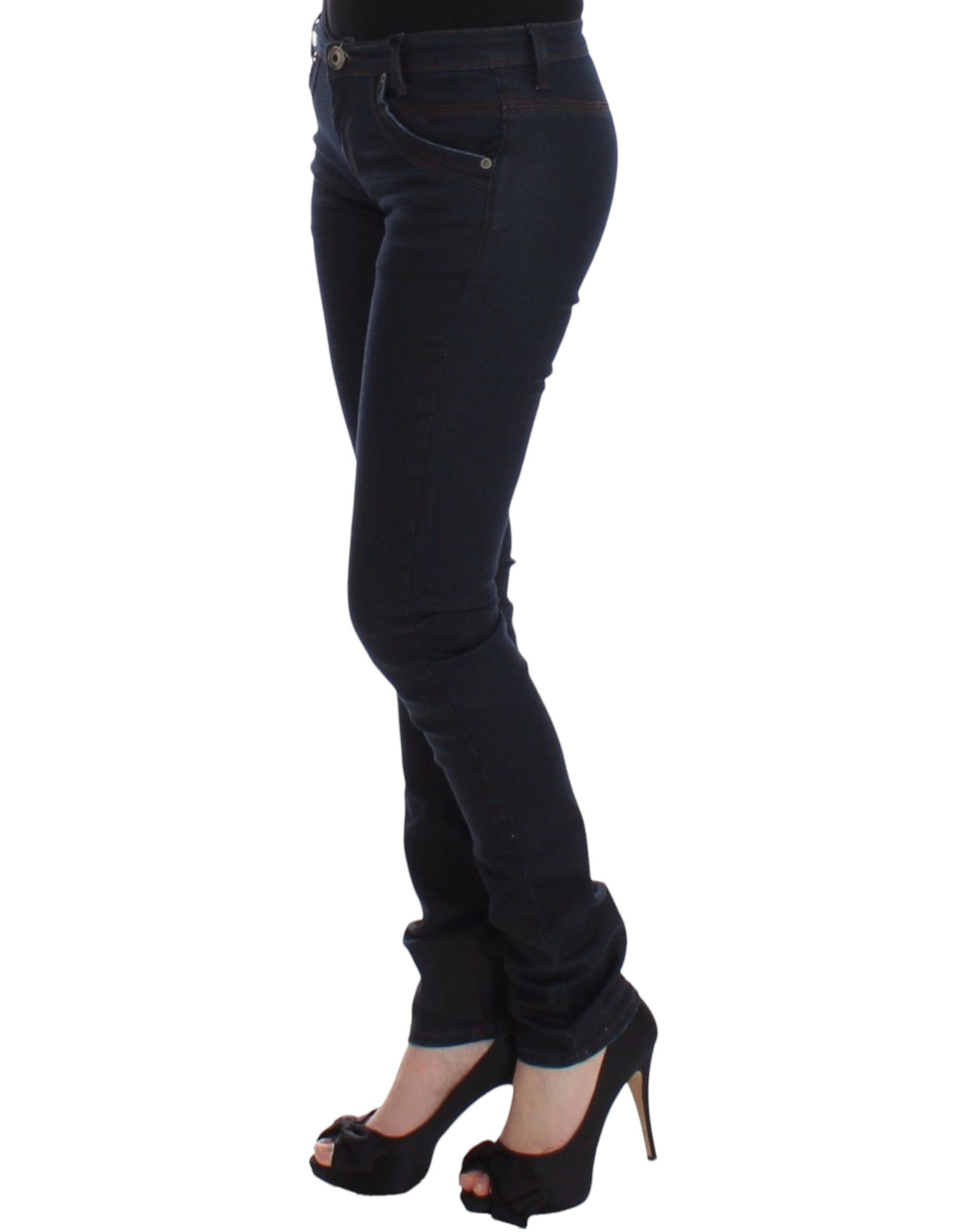 Jean slim bleu Ermanno Scervino Pantalon en jean Coupe skinny extensible